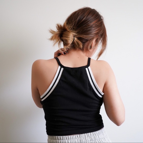 Black and white tank top - Picture 4 of 4